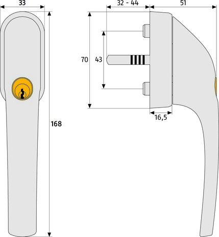 Inbraaksafe Abus FG300